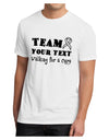 Personalized Team -Name- Walking for a Cure Men's Sublimate Tee-TooLoud-White-Small-Davson Sales