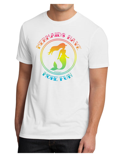 Mermaids Have More Fun - Beachy Colors Men's Sublimate Tee-TooLoud-White-Small-Davson Sales