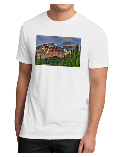 Colorado Mountains Forrest Men's Sublimate Tee-TooLoud-White-Small-Davson Sales