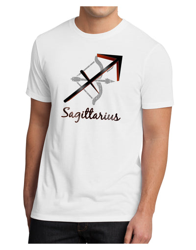 Sagittarius Symbol Men's Sublimate Tee-TooLoud-White-Small-Davson Sales