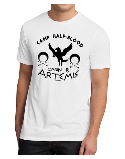 Camp Half Blood Cabin 8 Artemis Men's Sublimate Tee-TooLoud-White-Small-Davson Sales