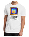 Pixel Whiskey Item Men's Sublimate Tee-TooLoud-White-Small-Davson Sales