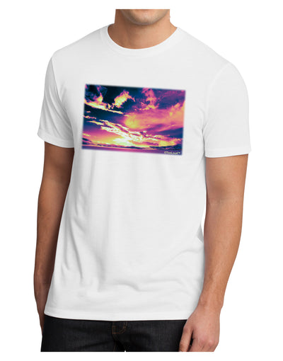 Blue Mesa Reservoir Surreal Men's Sublimate Tee-TooLoud-White-Small-Davson Sales