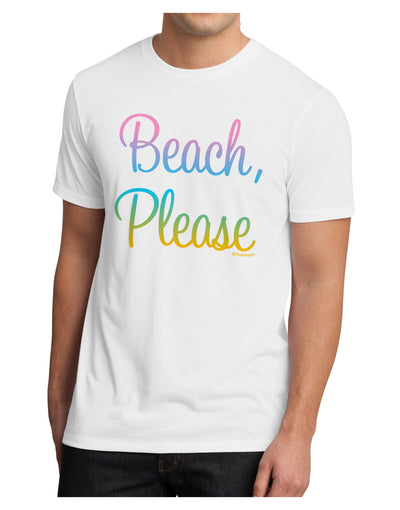 Beach Please - Summer Colors Men's Sublimate Tee-TooLoud-White-Small-Davson Sales