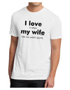 I Love My Wife - Sports Men's Sublimate Tee-TooLoud-White-Small-Davson Sales