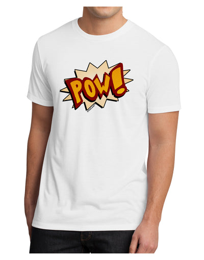 Onomatopoeia POW Men's Sublimate Tee-TooLoud-White-Small-Davson Sales