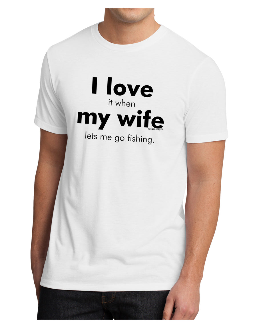 I Love My Wife - Fishing Men's Sublimate Tee-TooLoud-White-Small-Davson Sales