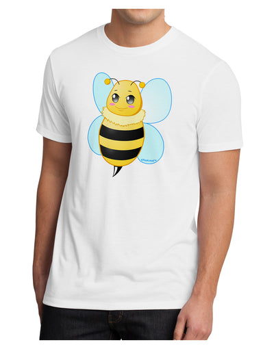 Cute Bee Men's Sublimate Tee-TooLoud-White-Small-Davson Sales