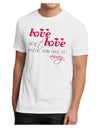 Love Isn't Love Until You Give It Away - Color Men's Sublimate Tee-TooLoud-White-Small-Davson Sales