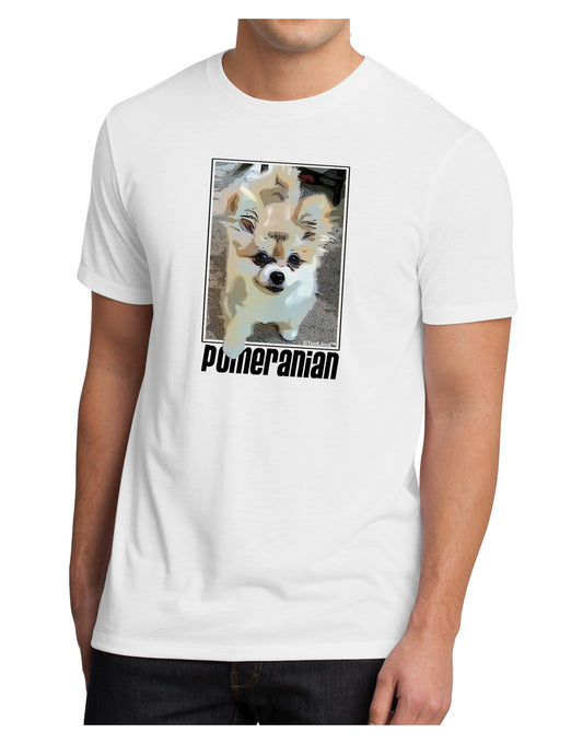 Pomeranian Step Out Men's Sublimate Tee by TooLoud-TooLoud-White-Small-Davson Sales