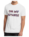 Oh My Stars Patriotic Design Men's Sublimate Tee by TooLoud-TooLoud-White-Small-Davson Sales