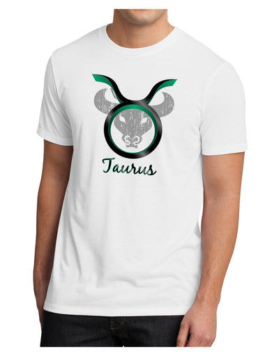 Taurus Symbol Men's Sublimate Tee-TooLoud-White-Small-Davson Sales