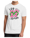 Life is Better in Flip Flops - Pink and Green Men's Sublimate Tee-TooLoud-White-Small-Davson Sales