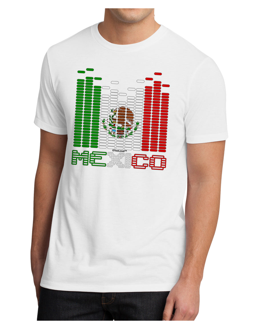 Mexican Flag Levels - Cinco De Mayo Text Men's Sublimate Tee-TooLoud-White-Small-Davson Sales