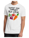 Support Your Community - Buy Local Men's Sublimate Tee-TooLoud-White-Small-Davson Sales