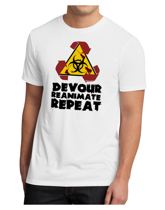 Devour Reanimate Repeat Men's Sublimate Tee by TooLoud-TooLoud-White-Small-Davson Sales