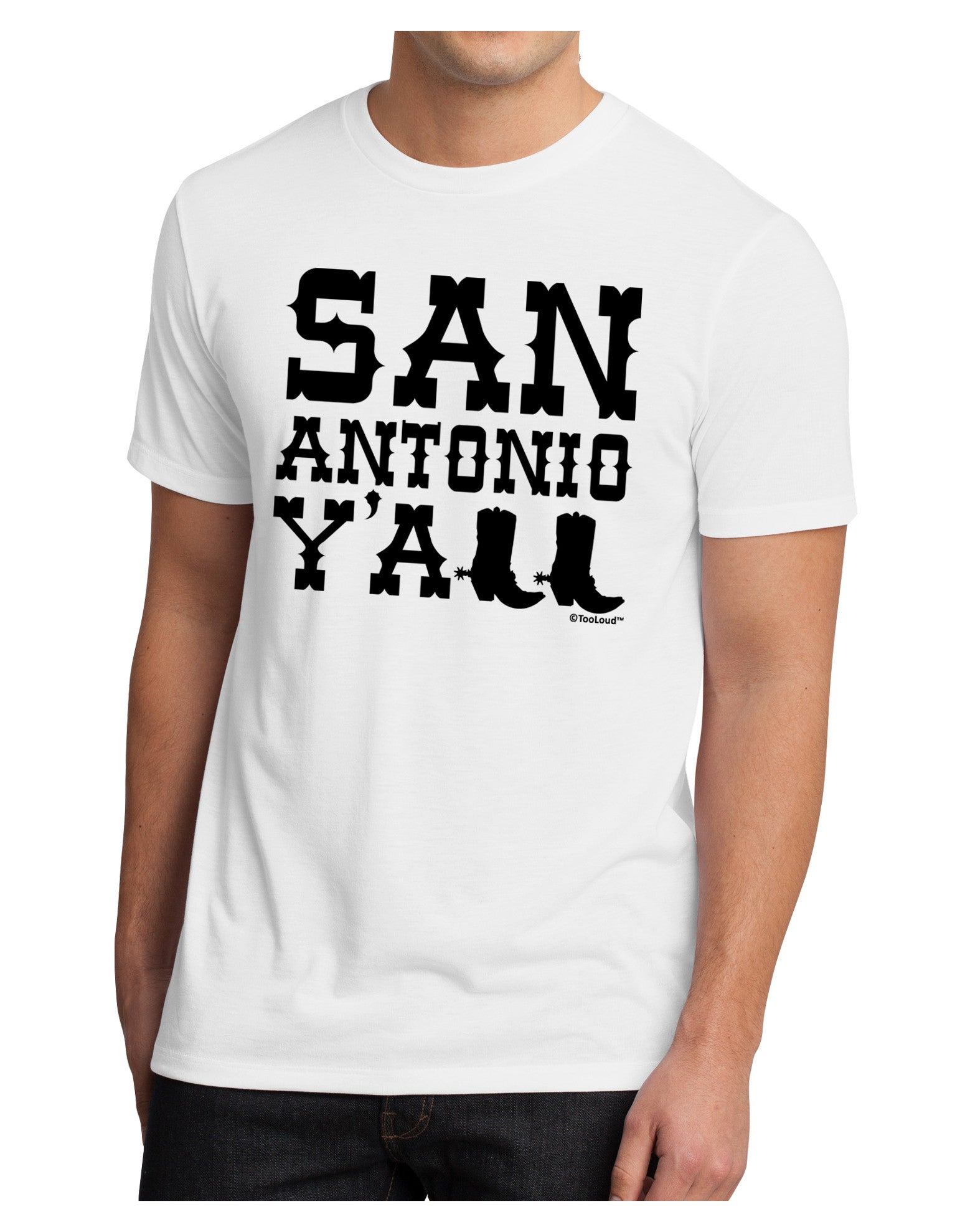 San Antonio Y'all - Boots - Texas Pride Men's Sublimate Tee by TooLoud-TooLoud-White-Small-Davson Sales