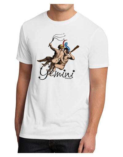 Gemini Illustration Color Men's Sublimate Tee-TooLoud-White-Small-Davson Sales