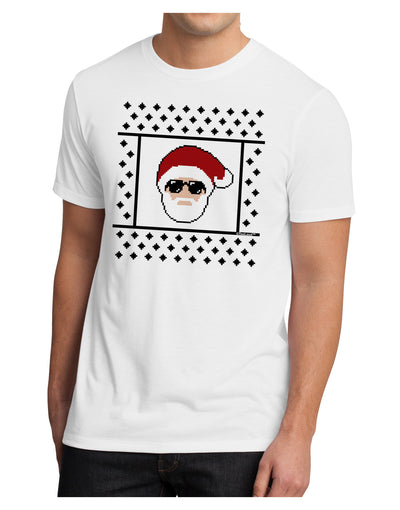 Cool Santa Christmas Sweater Men's Sublimate Tee-TooLoud-White-Small-Davson Sales