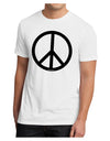 Peace Sign Symbol Men's Sublimate Tee-TooLoud-White-Small-Davson Sales