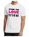 Stand For Love Pink Men's Sublimate Tee-TooLoud-White-Small-Davson Sales