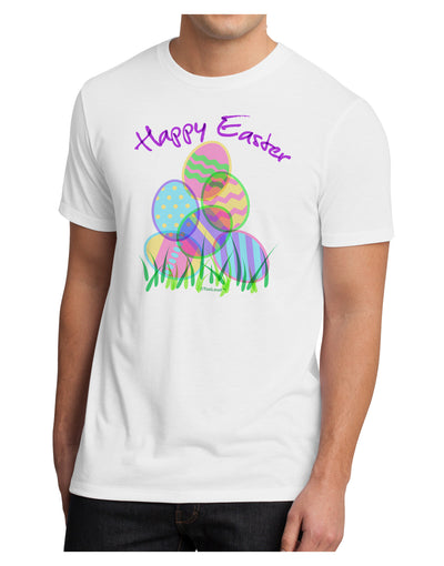 Happy Easter Gel Look Print Men's Sublimate Tee-TooLoud-White-Small-Davson Sales