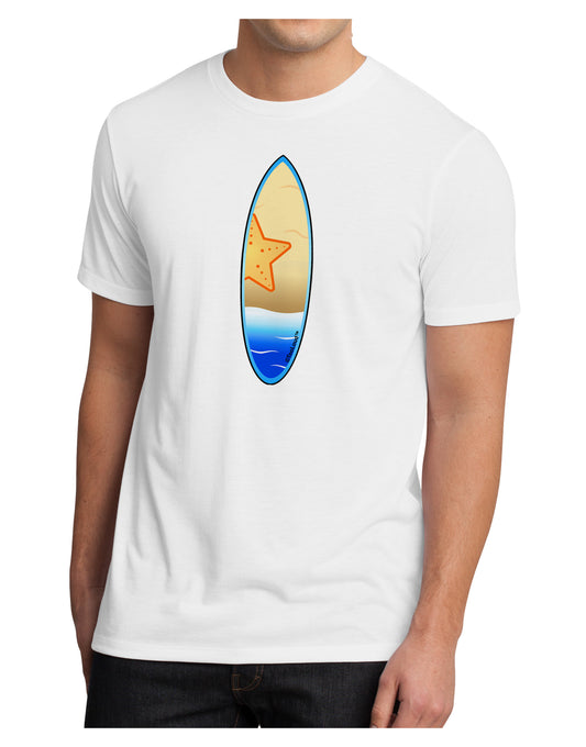 Starfish Surfboard Men's Sublimate Tee by TooLoud-TooLoud-White-Small-Davson Sales