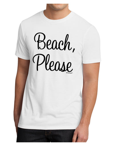 Beach Please Men's Sublimate Tee-TooLoud-White-Small-Davson Sales