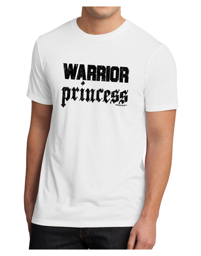 Warrior Princess Script Men's Sublimate Tee-TooLoud-White-Small-Davson Sales