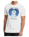 Personalized My First Christmas Snowbaby Blue Men's Sublimate Tee-TooLoud-White-Small-Davson Sales