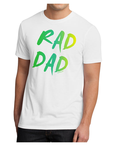 Rad Dad Design - 80s Neon Men's Sublimate Tee-TooLoud-White-Small-Davson Sales