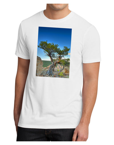 Colorado Landscape Tree Men's Sublimate Tee-TooLoud-White-Small-Davson Sales