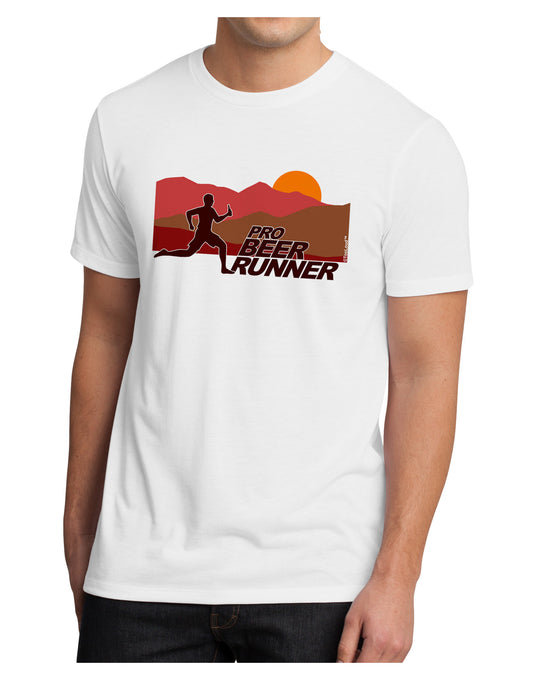 Pro Beer Runner Man Men's Sublimate Tee-TooLoud-White-Small-Davson Sales