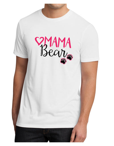 Mama Bear Paws Men's Sublimate Tee-TooLoud-White-Small-Davson Sales