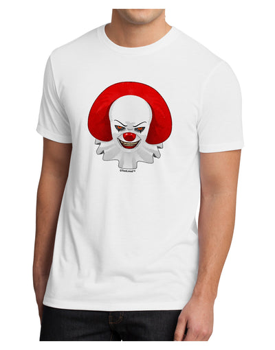 Scary Clown Watercolor Men's Sublimate Tee-TooLoud-White-Small-Davson Sales