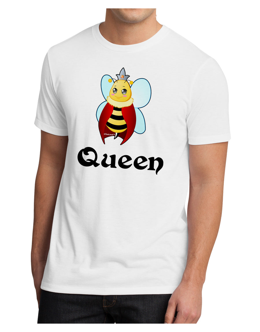 Queen Bee Text 2 Men's Sublimate Tee-TooLoud-White-Small-Davson Sales