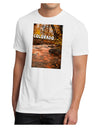 Mt Shavano Colorado Text Men's Sublimate Tee-TooLoud-White-Small-Davson Sales