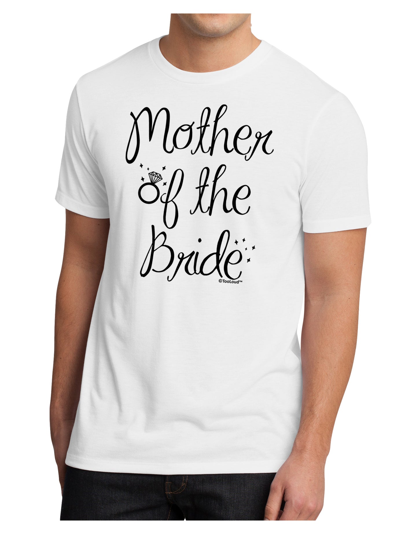 Mother of the Bride - Diamond Men's Sublimate Tee-TooLoud-White-Small-Davson Sales
