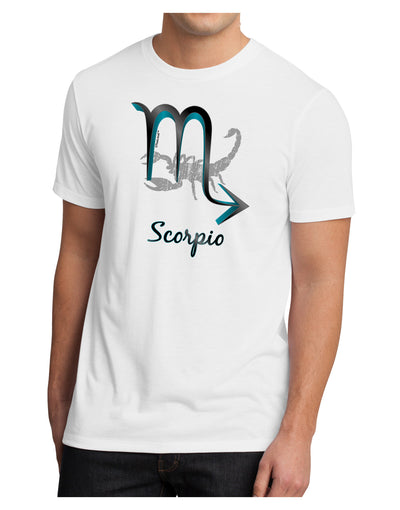 Scorpio Symbol Men's Sublimate Tee-TooLoud-White-Small-Davson Sales