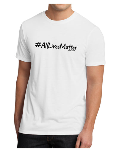 Hashtag AllLivesMatter Men's Sublimate Tee-TooLoud-White-Small-Davson Sales