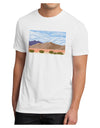 Pixel Landscape - Desert Men's Sublimate Tee-TooLoud-White-Small-Davson Sales