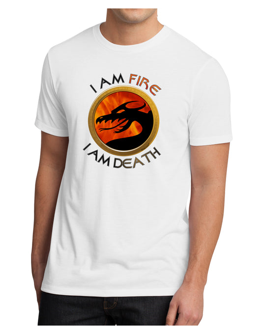 I Am Fire I Am Death Men's Sublimate Tee by TooLoud-TooLoud-White-Small-Davson Sales