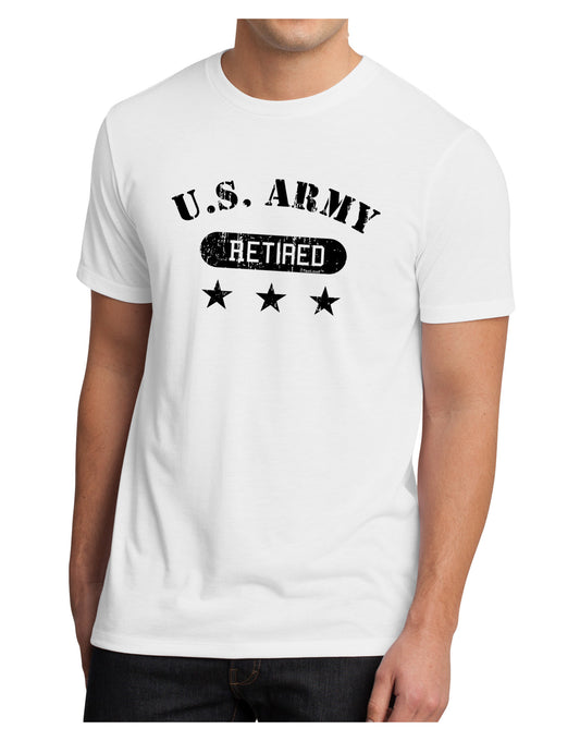 Retired Army Men's Sublimate Tee-TooLoud-White-Small-Davson Sales
