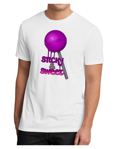 Sticky & Sweet Lollipop Men's Sublimate Tee-TooLoud-White-Small-Davson Sales