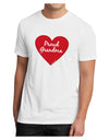 Proud Grandma Heart Men's Sublimate Tee-TooLoud-White-Small-Davson Sales