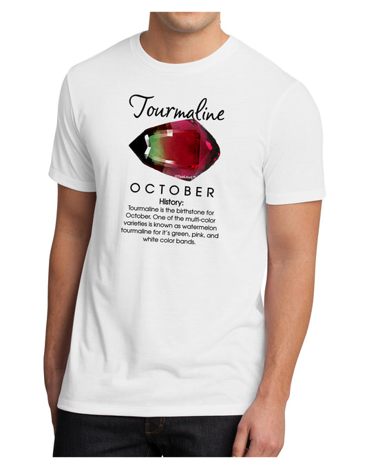 Birthstone Tourmaline Men's Sublimate Tee by TooLoud-TooLoud-White-Small-Davson Sales