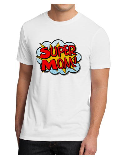 Super Mom - Superhero Comic Style Men's Sublimate Tee-TooLoud-White-Small-Davson Sales