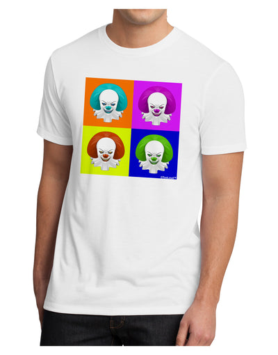 Clown Face Pop Art Men's Sublimate Tee-TooLoud-White-Small-Davson Sales