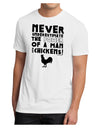 A Man With Chickens Men's Sublimate Tee-TooLoud-White-Small-Davson Sales