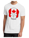 Skull Flag Canada Men's Sublimate Tee-TooLoud-White-Small-Davson Sales